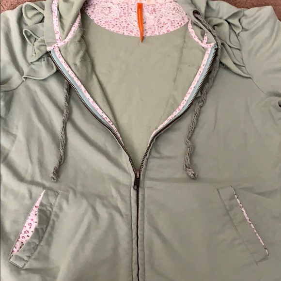 Anthropologie Mint Green Hoodie - Picture 4 of 7
